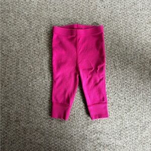 Hanna Andersson Pink Cropped Leggings